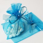 20 Organza Pouch Bag Jewelry Wedding Reception Party Sweet 16 Favors Xmas Gifts Turquoise